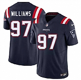 Men & Women & Youth New England Patriots #97 Milton Williams Navy 2025 F.U.S.E. Vapor Limited Stitched Jersey,baseball caps,new era cap wholesale,wholesale hats